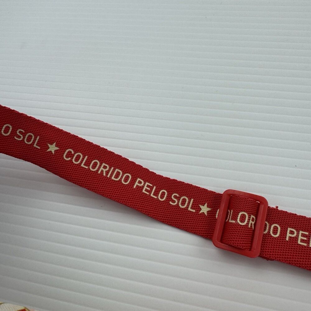 FARM Rio Pochete Fanny Pack Red Floral Waist Belt Bag Colorido Pelo Sol Rare - Picture 14 of 16